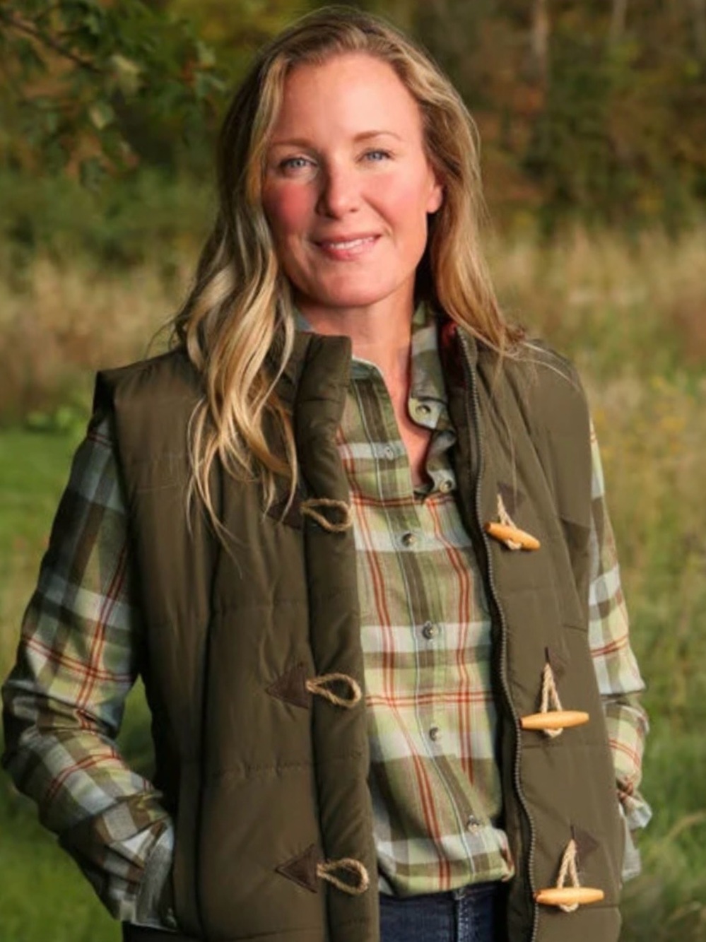Legendary Whitetails Olive Green Quilted Vest